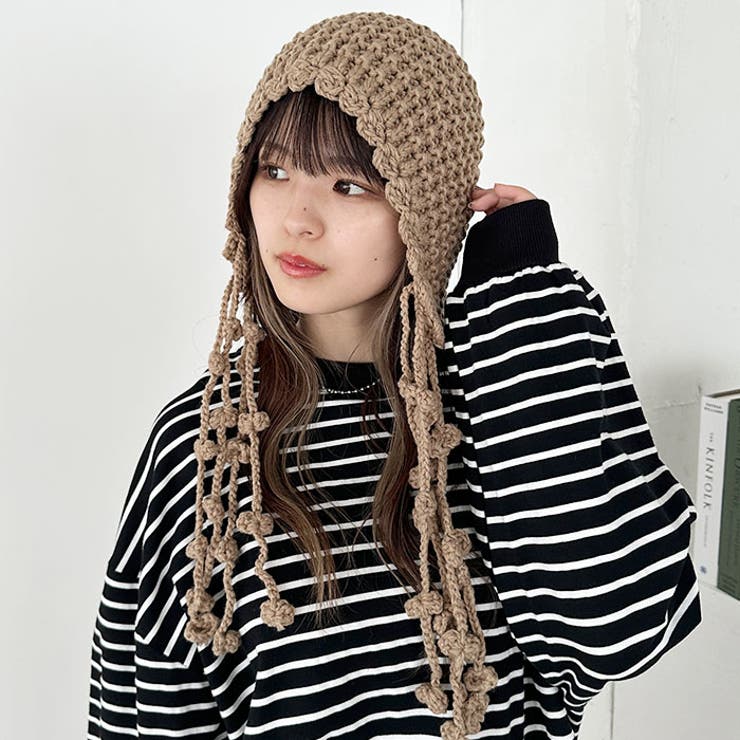 ポンポン付きフードニットキャップ | Outfitter lab | 詳細画像27 