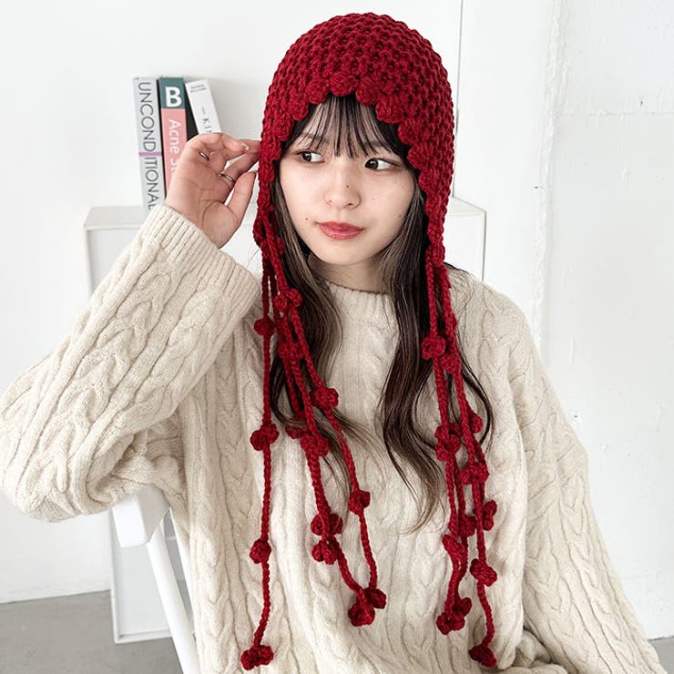 ポンポン付きフードニットキャップ | Outfitter lab | 詳細画像29 