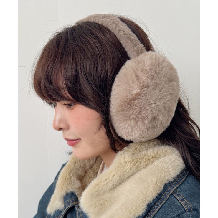 ブラウン | フェイクファーイヤーマフ | Outfitter lab