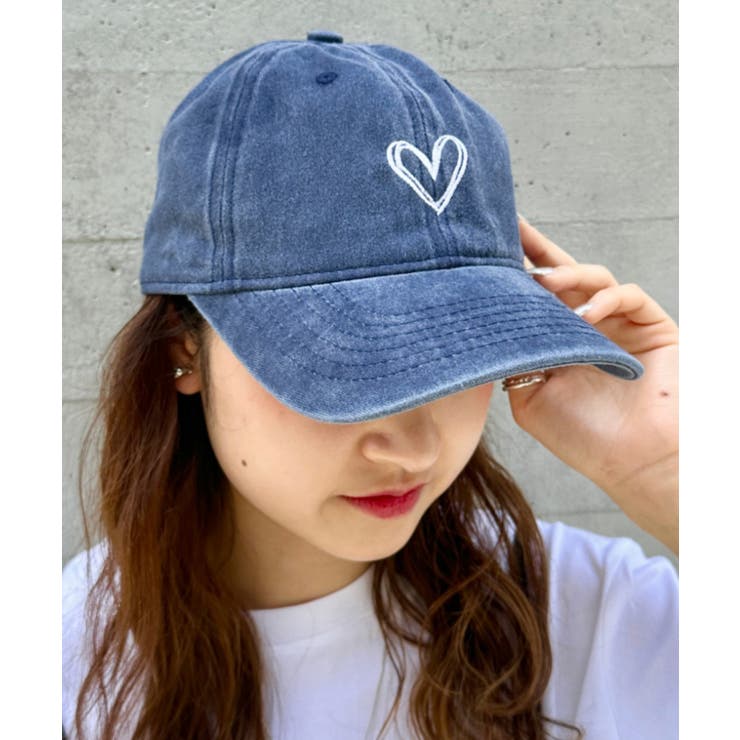 ハート刺繍ピグメントキャップ[品番：OUTW0000420]｜Outfitter