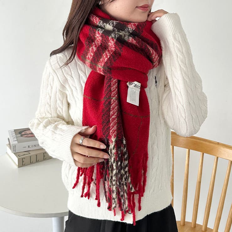 シンプルタータンチェックマフラー | Outfitter lab | 詳細画像11 