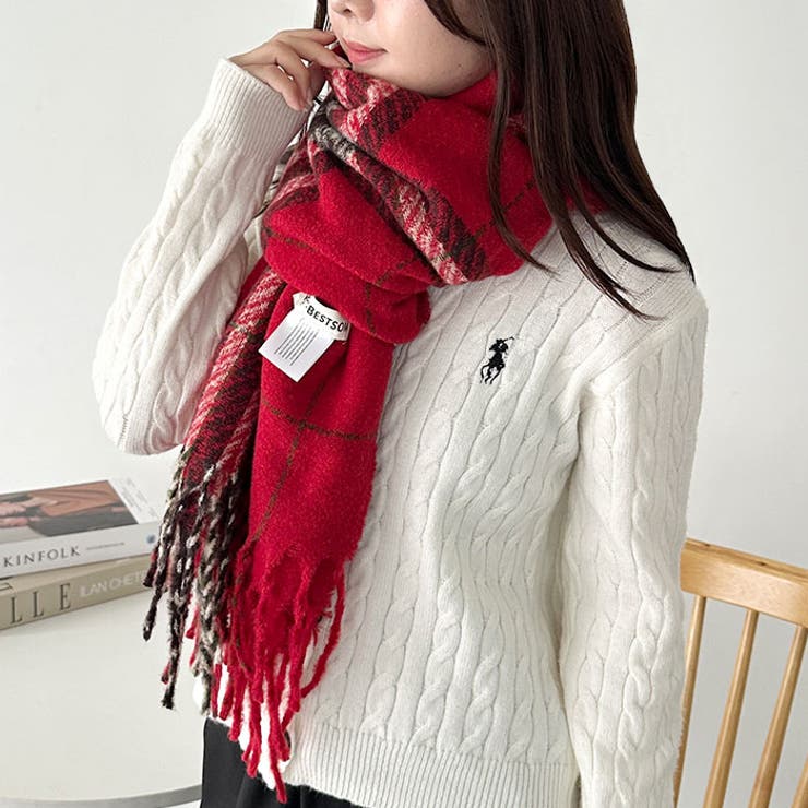 シンプルタータンチェックマフラー | Outfitter lab | 詳細画像12 