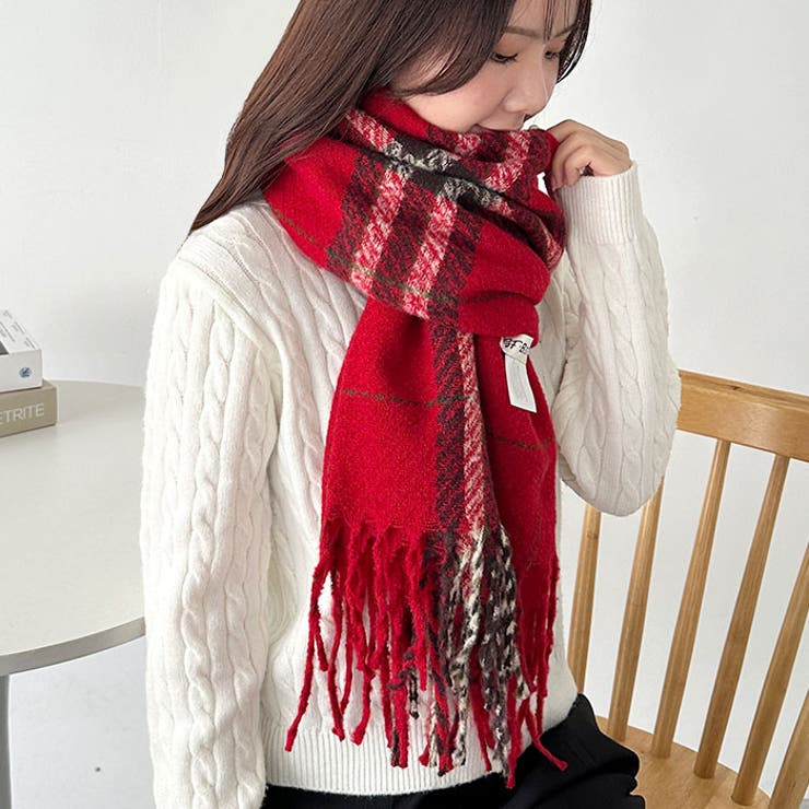 シンプルタータンチェックマフラー | Outfitter lab | 詳細画像14 