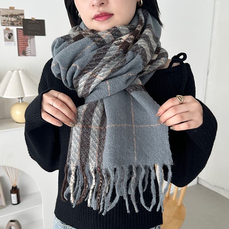 シンプルタータンチェックマフラー | Outfitter lab | 詳細画像18 