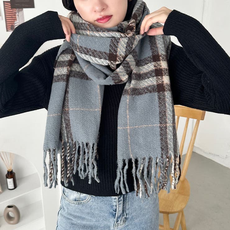 シンプルタータンチェックマフラー | Outfitter lab | 詳細画像21 