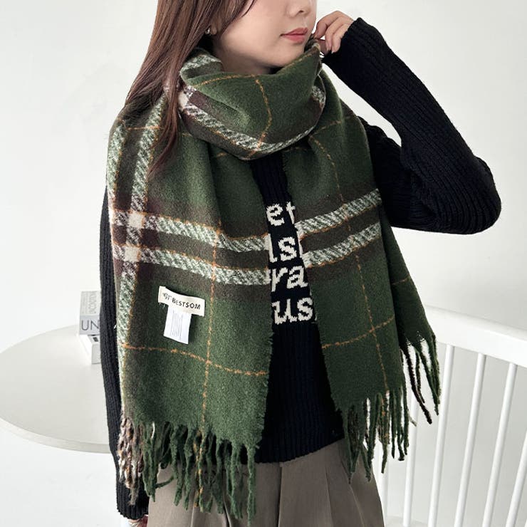 シンプルタータンチェックマフラー | Outfitter lab | 詳細画像24 