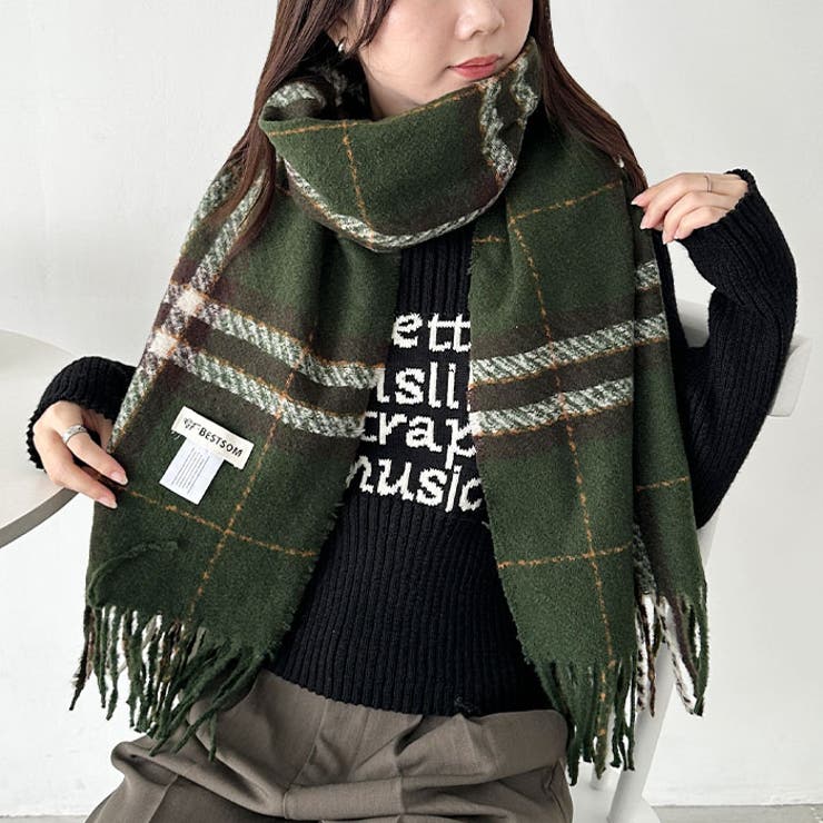 シンプルタータンチェックマフラー | Outfitter lab | 詳細画像25 