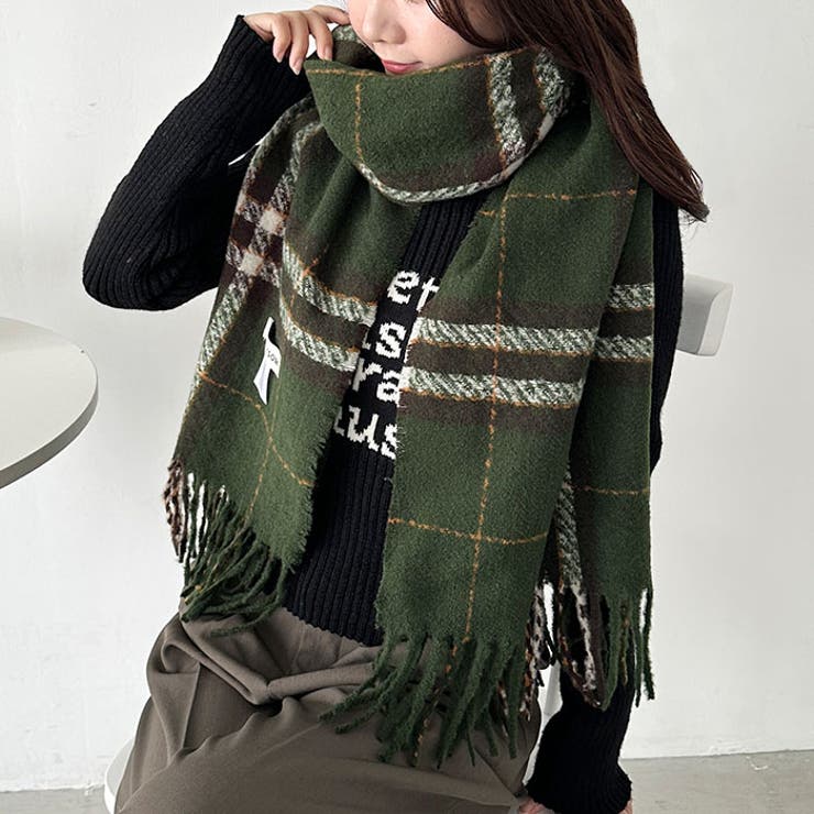 シンプルタータンチェックマフラー | Outfitter lab | 詳細画像26 