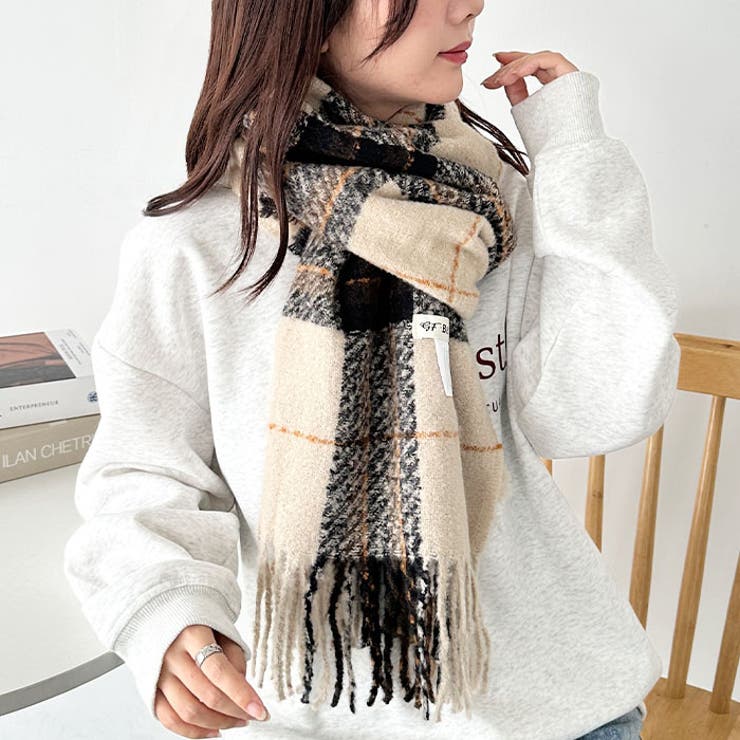 シンプルタータンチェックマフラー | Outfitter lab | 詳細画像9 