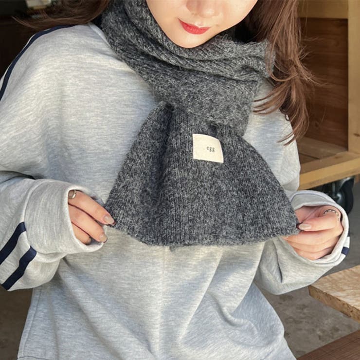 メランジニットショートマフラー | Outfitter lab | 詳細画像13 