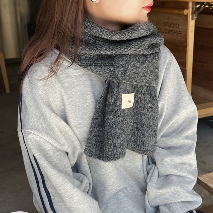 メランジニットショートマフラー | Outfitter lab | 詳細画像14 