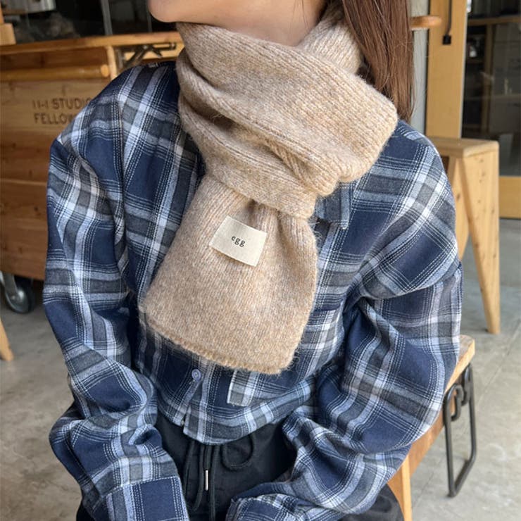 メランジニットショートマフラー | Outfitter lab | 詳細画像19 