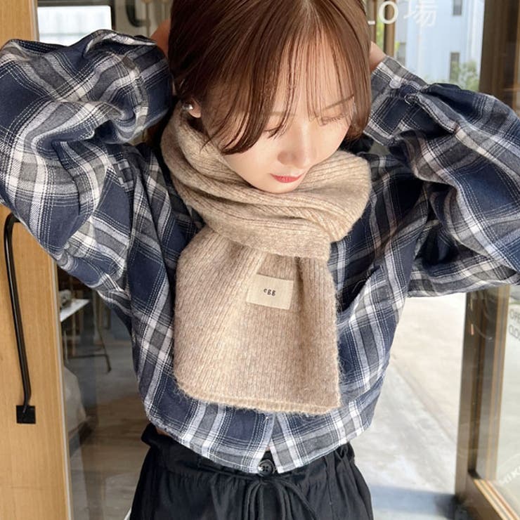 メランジニットショートマフラー | Outfitter lab | 詳細画像21 