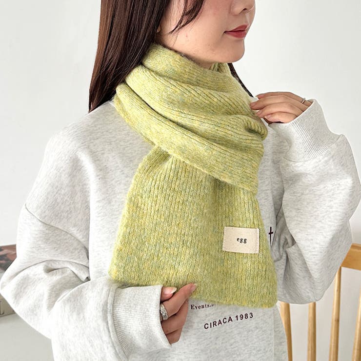 メランジニットショートマフラー | Outfitter lab | 詳細画像36 