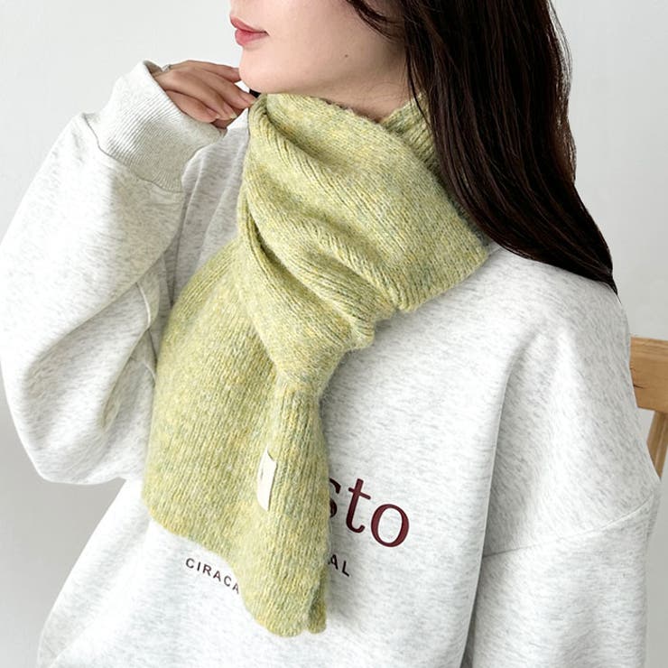 メランジニットショートマフラー | Outfitter lab | 詳細画像37 