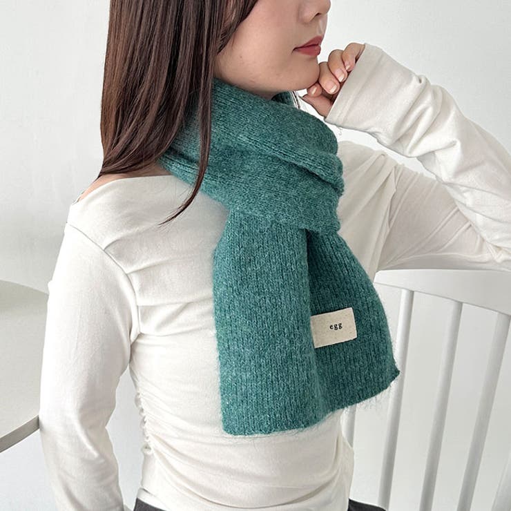 メランジニットショートマフラー | Outfitter lab | 詳細画像42 