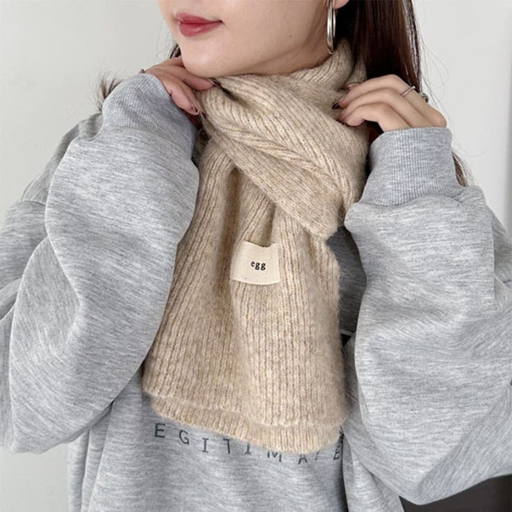 メランジニットショートマフラー | Outfitter lab | 詳細画像6 