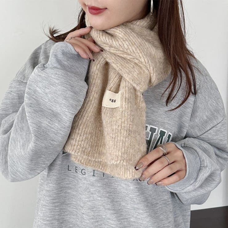 メランジニットショートマフラー | Outfitter lab | 詳細画像7 