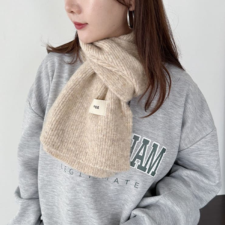 メランジニットショートマフラー | Outfitter lab | 詳細画像9 