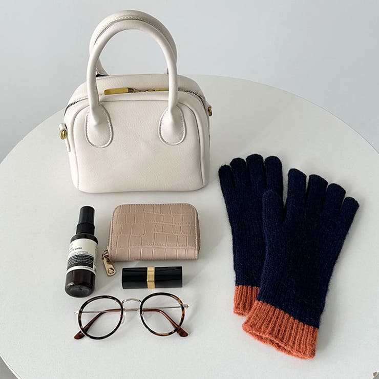 【スマホ対応】リブニットホールタッチバイカラーグローブ手袋 | Outfitter lab | 詳細画像19 