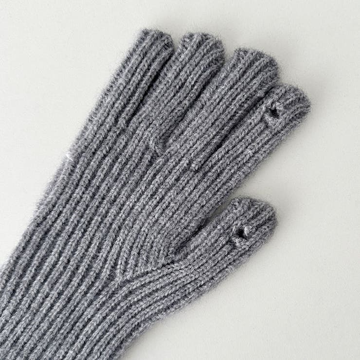 【スマホ対応】リブニットホールタッチバイカラーグローブ手袋 | Outfitter lab | 詳細画像41 