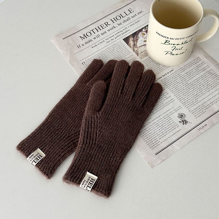 【スマホ対応】リブニットホールタッチグローブ手袋 | Outfitter lab | 詳細画像28 