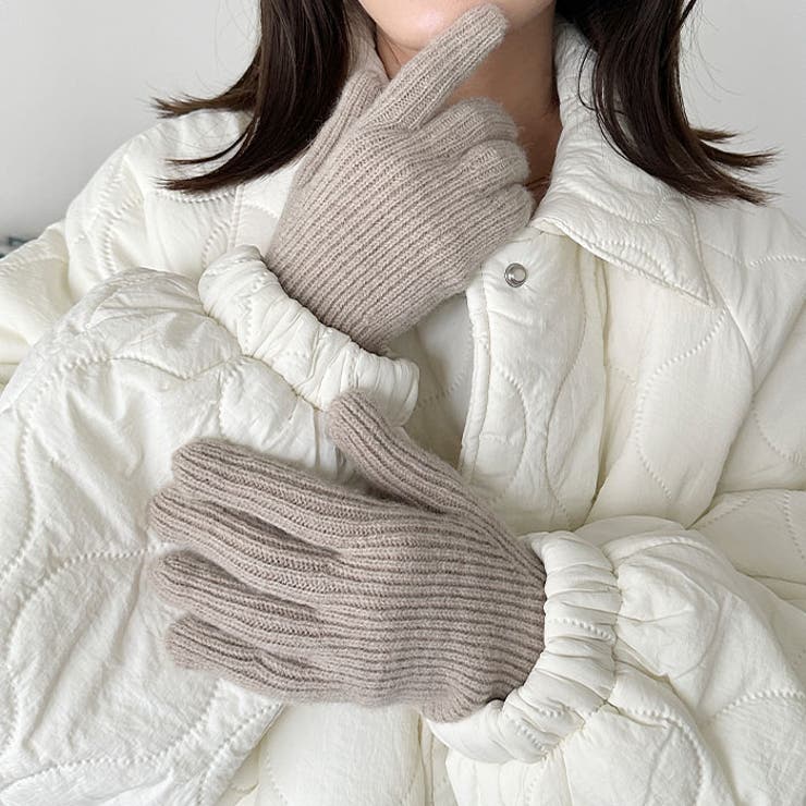 【スマホ対応】リブニットホールタッチグローブ手袋 | Outfitter lab | 詳細画像33 