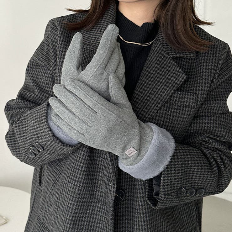 【スマホ対応】ファー手袋 | Outfitter lab | 詳細画像13 