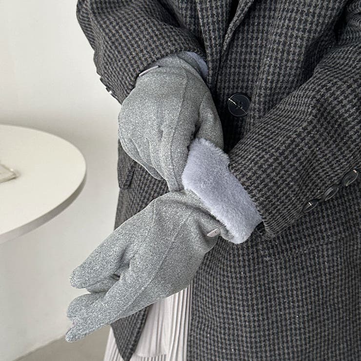 【スマホ対応】ファー手袋 | Outfitter lab | 詳細画像15 