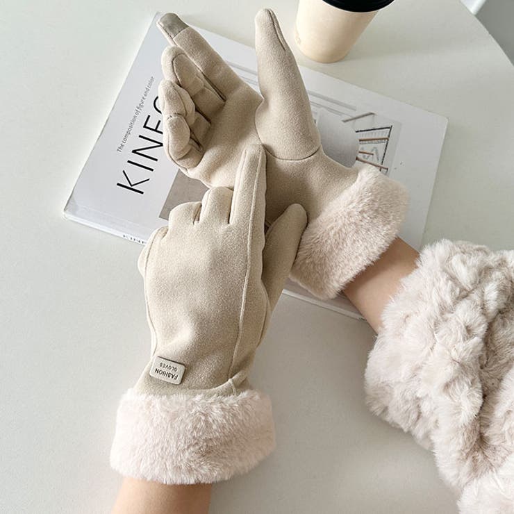 【スマホ対応】ファー手袋 | Outfitter lab | 詳細画像18 