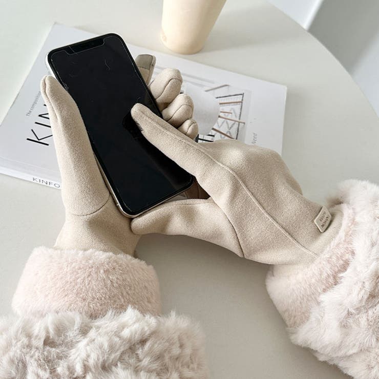 【スマホ対応】ファー手袋 | Outfitter lab | 詳細画像19 