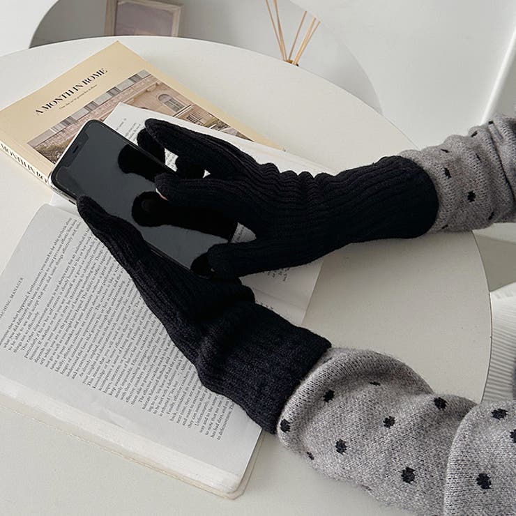 【10色展開】ユニセックススマホ対応ニット手袋 | Outfitter lab | 詳細画像10 