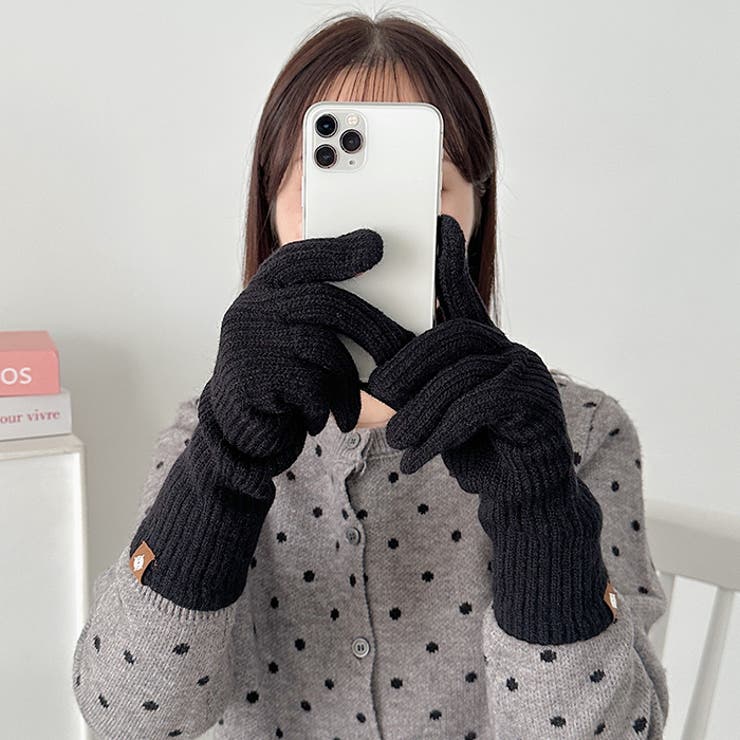 【10色展開】ユニセックススマホ対応ニット手袋 | Outfitter lab | 詳細画像13 