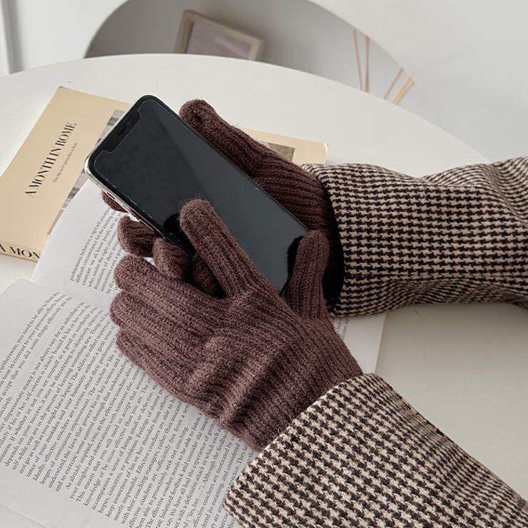 【10色展開】ユニセックススマホ対応ニット手袋 | Outfitter lab | 詳細画像21 