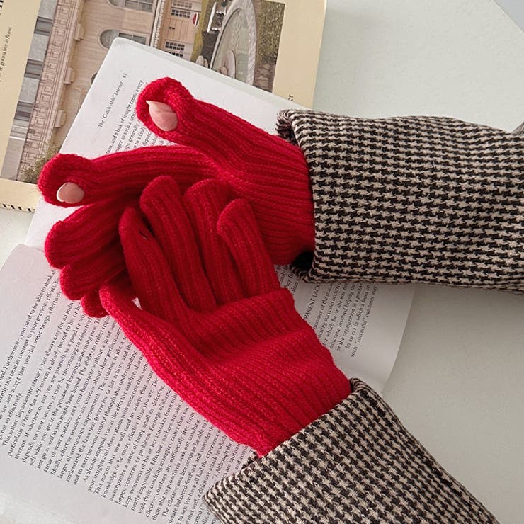 【10色展開】ユニセックススマホ対応ニット手袋 | Outfitter lab | 詳細画像25 