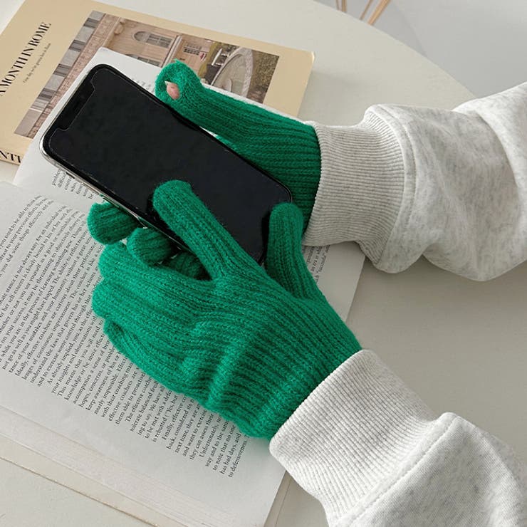 【10色展開】ユニセックススマホ対応ニット手袋 | Outfitter lab | 詳細画像45 