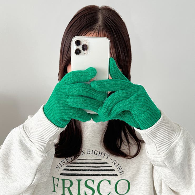 【10色展開】ユニセックススマホ対応ニット手袋 | Outfitter lab | 詳細画像48 