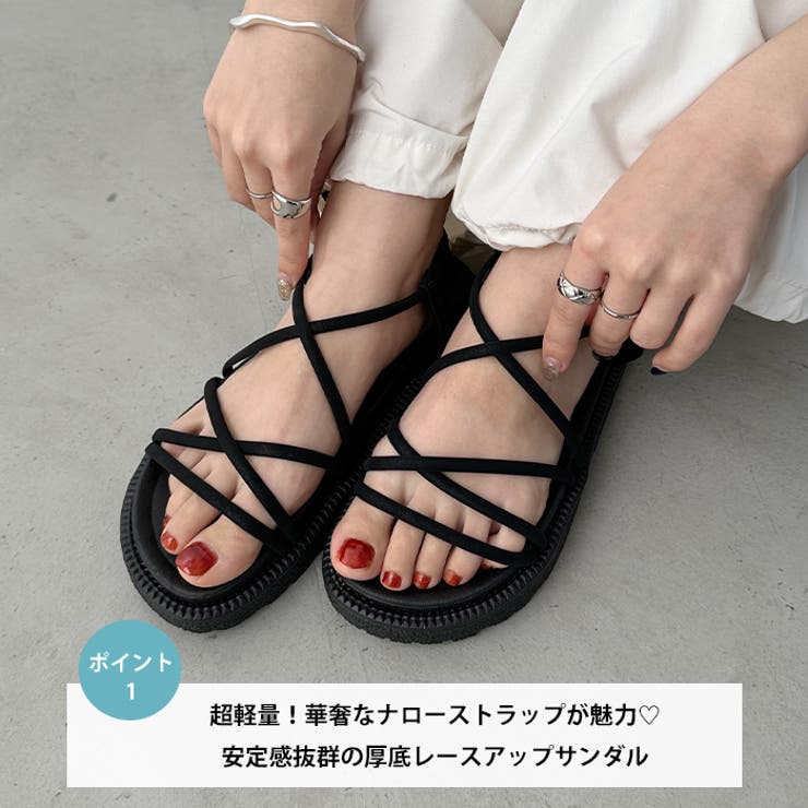 クロスストラップサンダル | Outfitter lab | 詳細画像2 