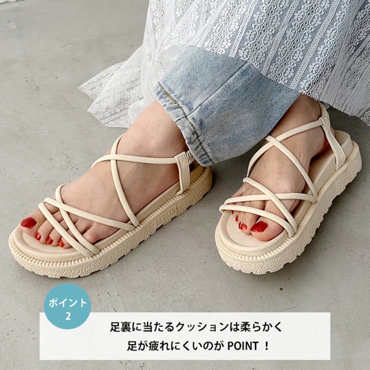 クロスストラップサンダル | Outfitter lab | 詳細画像3 