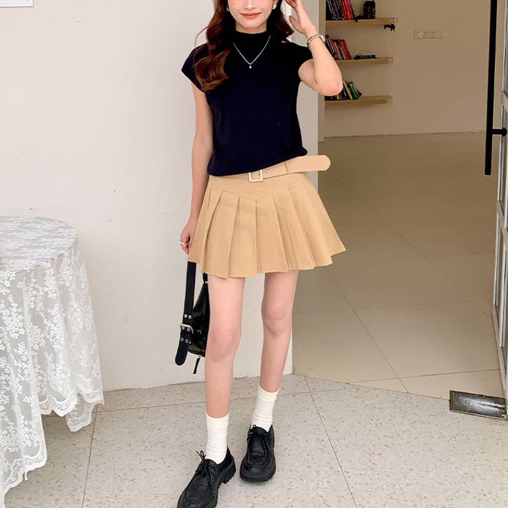 ハイネックフレンチスリーブ半袖ニット | Outfitter lab | 詳細画像9 