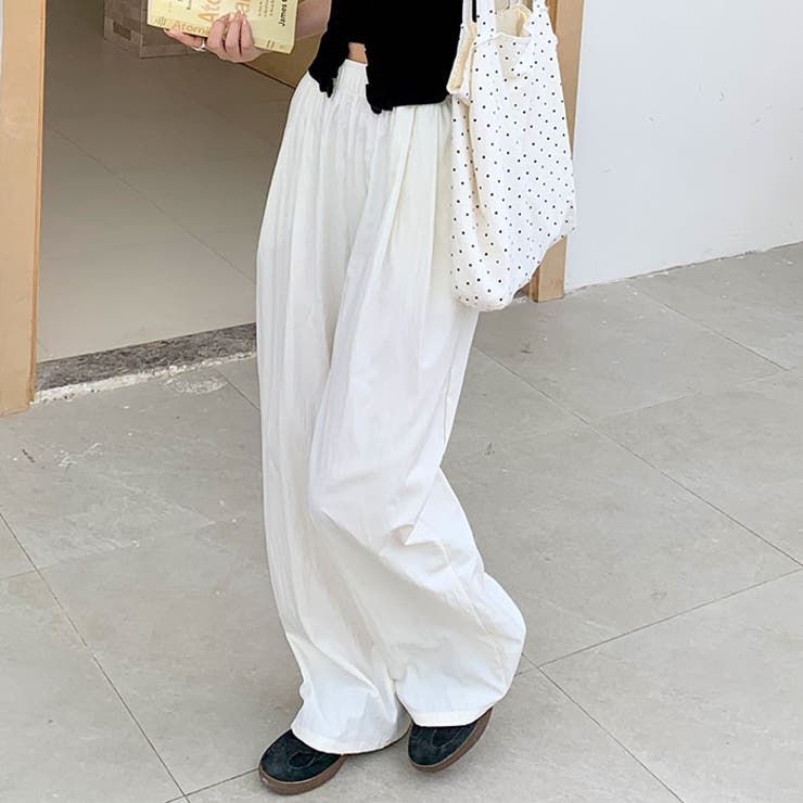 ナイロンタックバレルレッグパンツ | Outfitter lab | 詳細画像11 