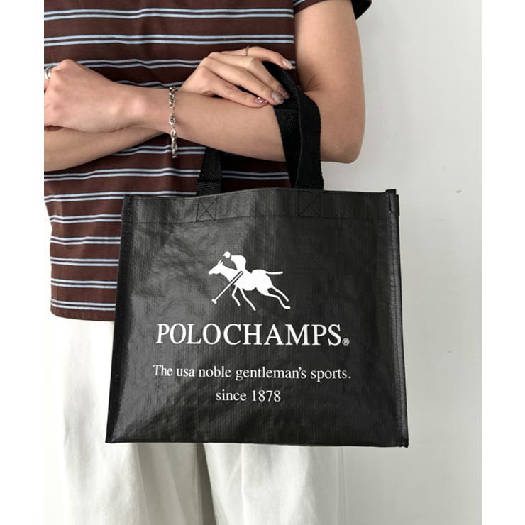 ブラック | POLO CHAMPS(ポロチャンプス)/SHOPPER BAG | Outfitter lab