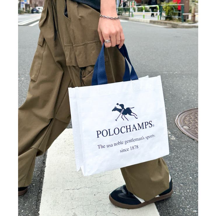 ホワイト | POLO CHAMPS(ポロチャンプス)/SHOPPER BAG | Outfitter lab