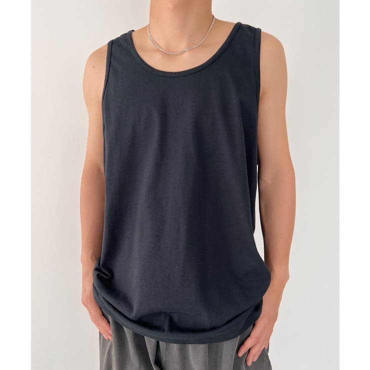 ブラック | GILDAN(ギルダン)/ウルトラコットン オーバーサイズ タンクトップ | Outfitter lab