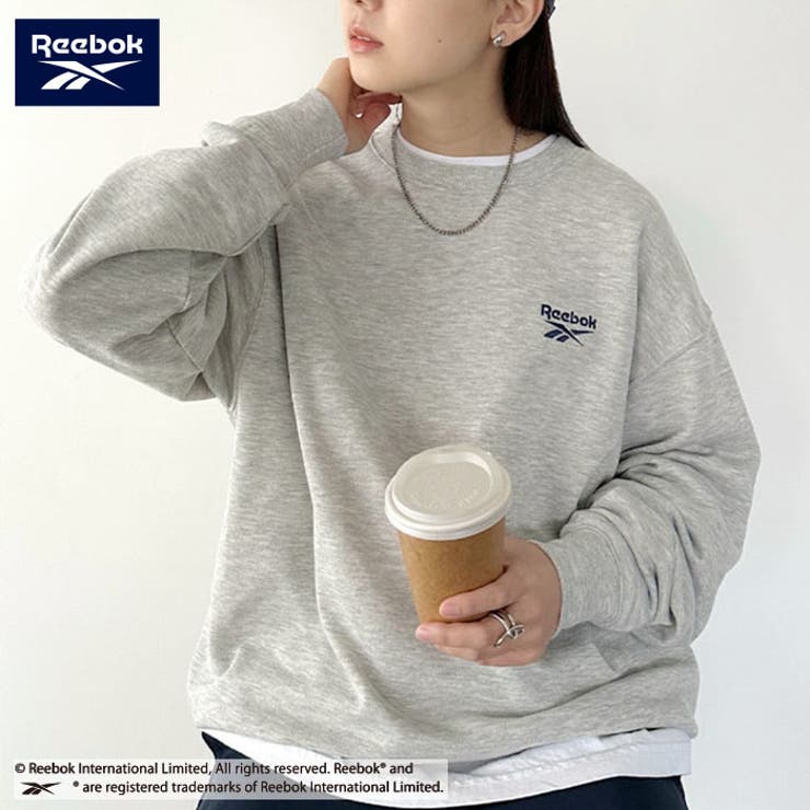 トレーナー スウェット Reebok クルーネックスウェットトップス レディース トレーナー スウェット 「Reebok/リーボック」 別注 3ポイント