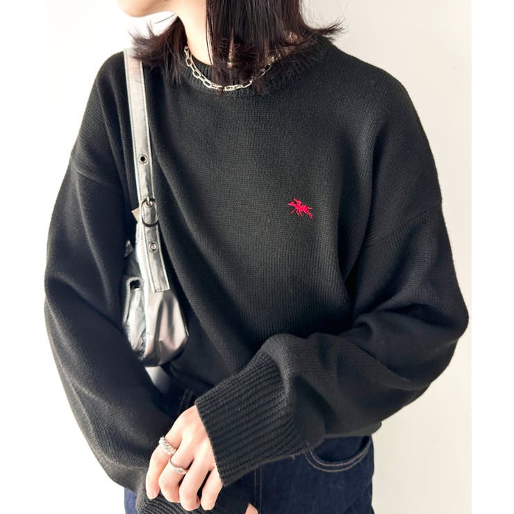 ブラック | POLO CHAMPS(ポロチャンプス)/ニット | Outfitter lab