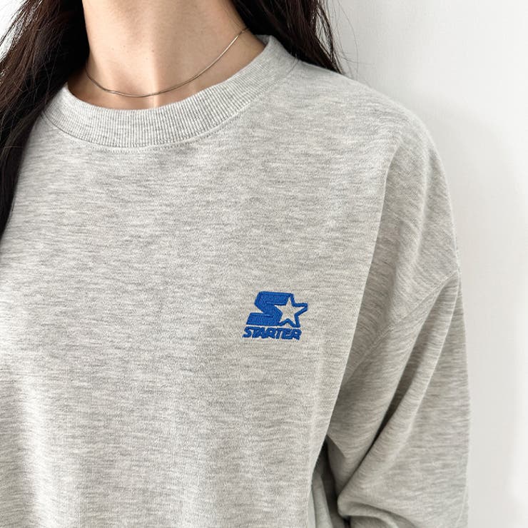 STARTER(スターター)/ワンポイント 刺繍 クルーネック スウェット | Outfitter lab | 詳細画像9 