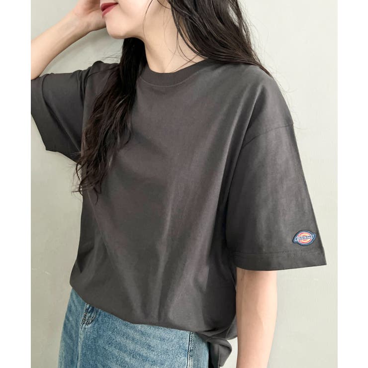 チャコールグレー | Dickies(ディッキーズ)/ベーシック 半袖 クルーネックインナーシャツ | Outfitter lab