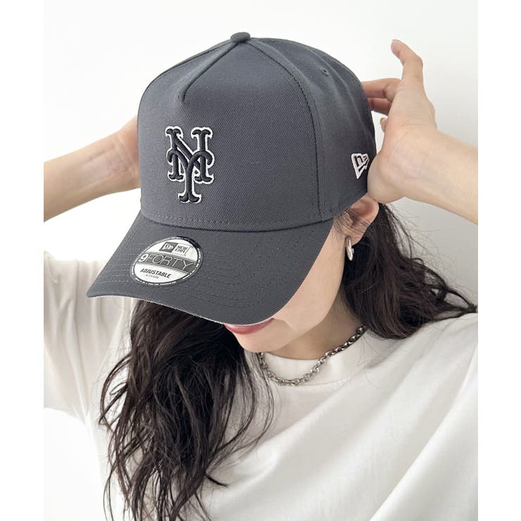 チャコールグレー | NEW ERA(ニューエラ)/9FORTY べースボール ロゴキャップ | Outfitter lab