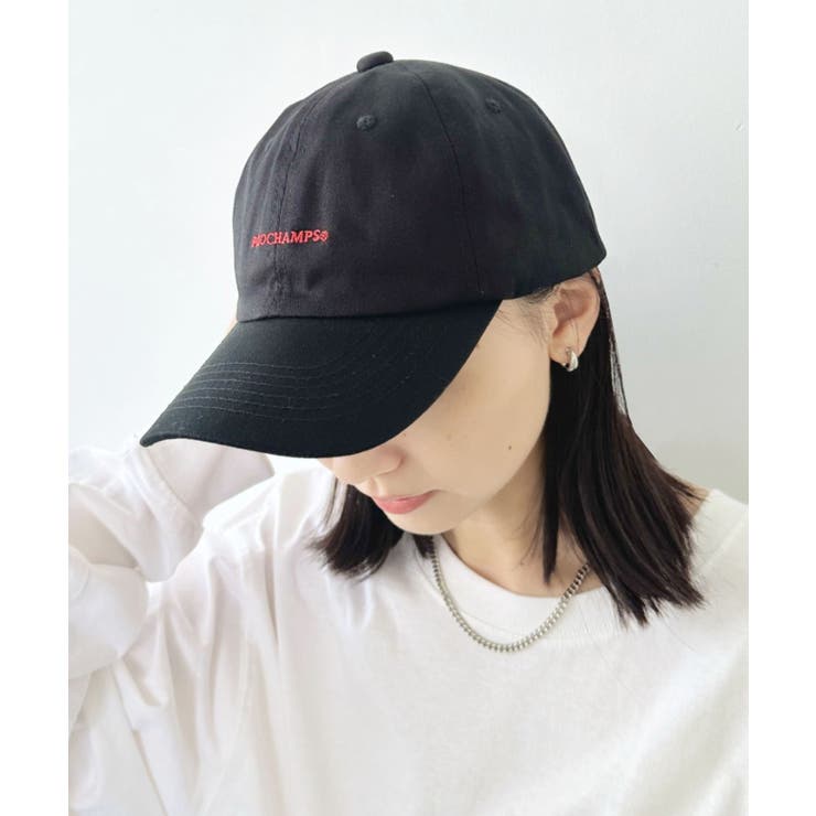 ブラック | POLO CHAMPS(ポロチャンプス)/ロゴ刺繍 CAP | Outfitter lab